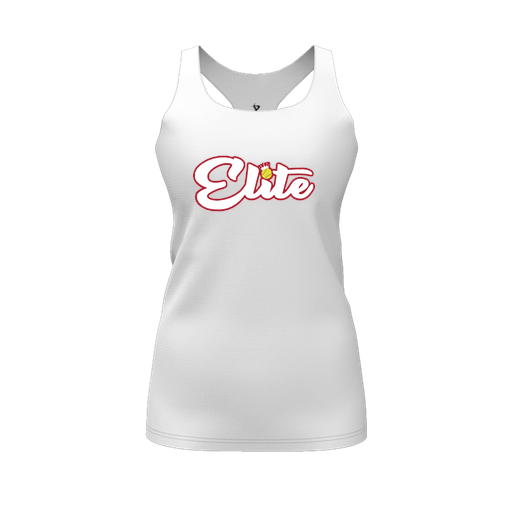 [FT0TRBWH-FYS-LOGO2] Decker Racerback Tank Top (Female Youth S, White, Logo 2)