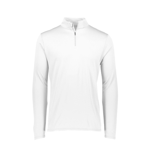 [2785.005.S-LOGO1] Men's Flex-lite 1/4 Zip Shirt (Adult S, White, Logo 1)