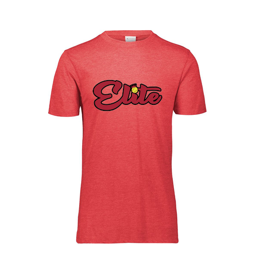 [FTSCUBRD-YS-LOGO1] Decker Youth Tri-Blend T-Shirt - Short Sleeve (Youth S, Red, Logo 1)