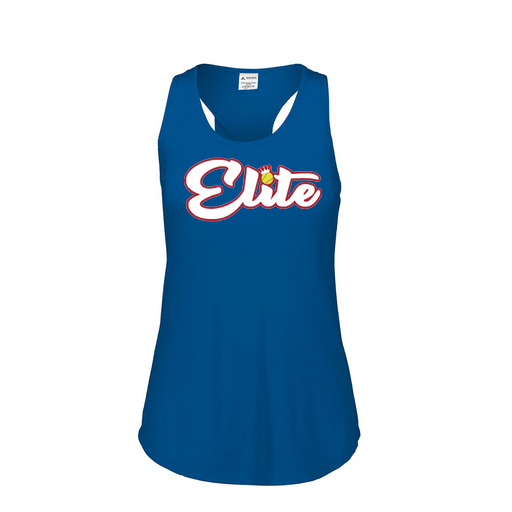 [FT0TUBRY-FAS-LOGO2] Ladies Tri Blend Tank Top (Female Adult S, Royal, Logo 2)