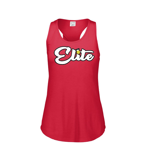 [FT0TUBRD-FAS-LOGO3] Ladies Tri Blend Tank Top (Female Adult S, Red, Logo 3)