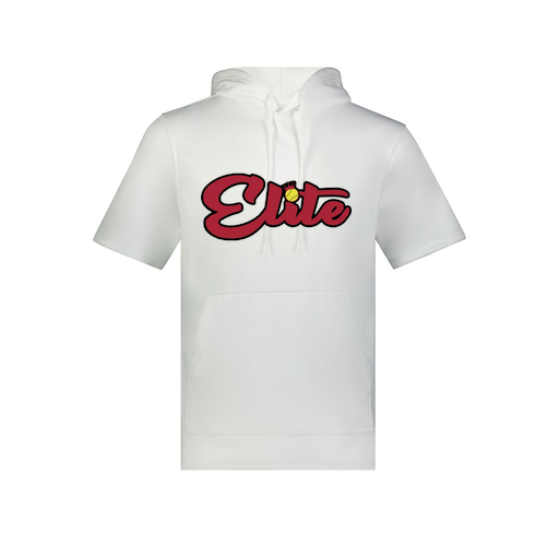 [6871.005.S-LOGO1] Men's Dri Fit Short Sleeve Hoodie (Adult S, White, Logo 1)