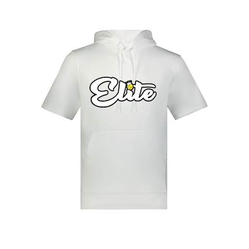 [6871.005.S-LOGO3] Men's Dri Fit Short Sleeve Hoodie (Adult S, White, Logo 3)