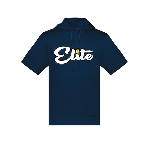 [6871.065.S-LOGO3] Men's Dri Fit Short Sleeve Hoodie (Adult S, Navy, Logo 3)