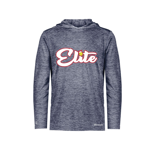 [FOLHCGNV-YS-LOGO2] Decker Youth Charge Hoodie (Youth S, Navy, Logo 2)