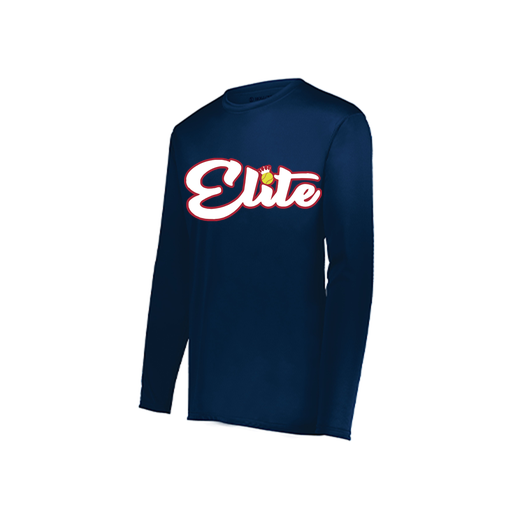 [222822.065.XS-LOGO2] Men's LS Smooth Sport Shirt (Adult XS, Navy, Logo 2)