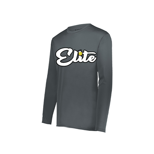 [222822.059.XS-LOGO3] Men's LS Smooth Sport Shirt (Adult XS, Gray, Logo 3)