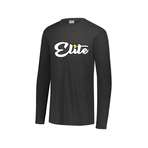 [FTLCUBBK-AXS-LOGO3] Decker Men's Tri-Blend T-Shirt - Long Sleeve (Adult XS, Black, Logo 3)