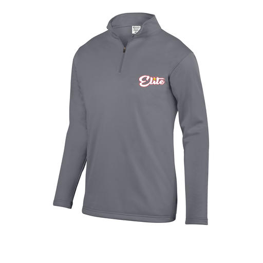 [FOLQFFGY-AS-LOGO2] Decker Men's FlexFleece 1/4 Zip (Adult S, Gray, Logo 2)