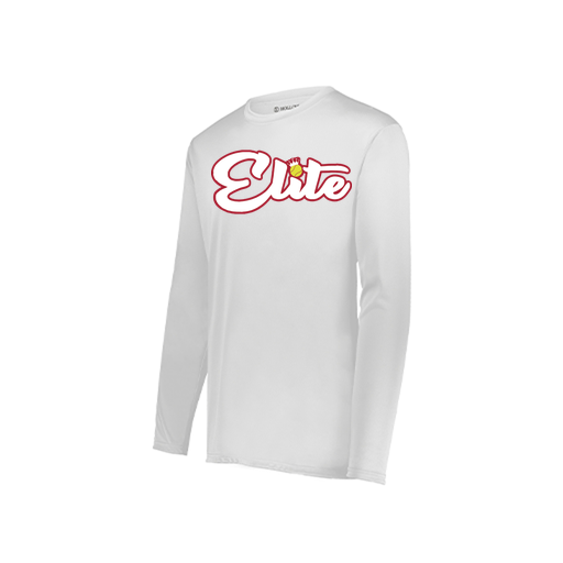 [222823.005.S-LOGO2] Youth LS Smooth Sport Shirt (Youth S, White, Logo 2)