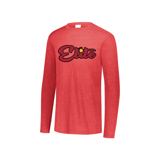 [3076.V96.S-LOGO1] Youth LS Ultra-blend T-Shirt (Youth S, Red, Logo 1)