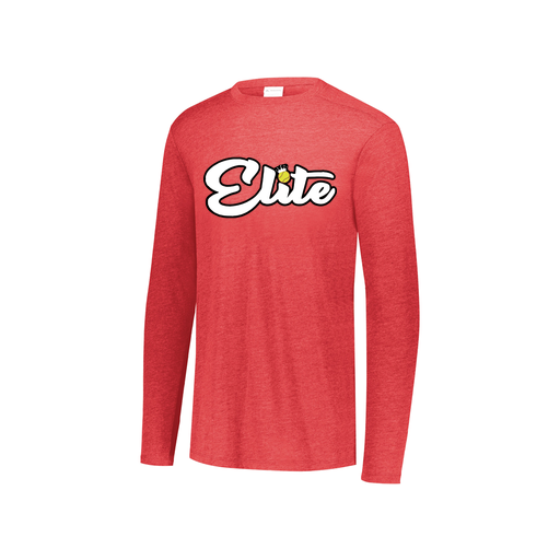 [3076.V96.S-LOGO3] Youth LS Ultra-blend T-Shirt (Youth S, Red, Logo 3)