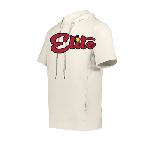 [222605-WHT-YS-LOGO1] YOUTH VENTURA SOFT KNIT SHORT SLEEVE HOODIE (Youth S, White, Logo 1)