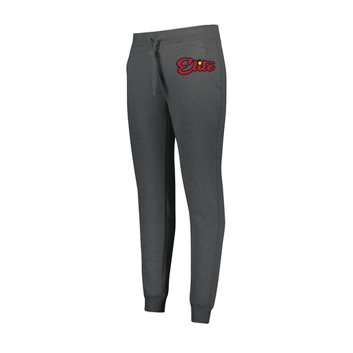 [229748.E83.XS-LOGO1] Ladies 60/40 Fleece Jogger (Female Adult XS, Gray, Logo 1)