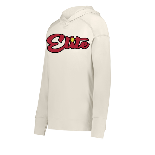 [222798-WHT-FAXS-LOGO1] Ladies Ventura Thin Knit Hoodie (Female Adult XS, White, Logo 1)
